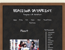 Tablet Screenshot of beasiswadataprint.com